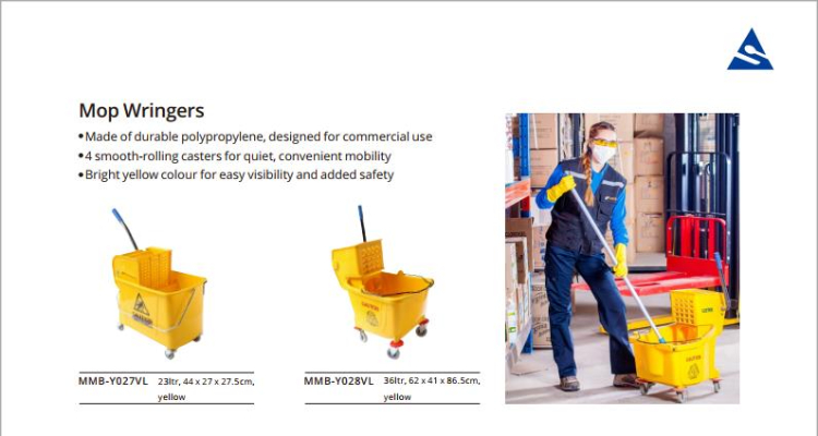 व्यावसायिक प्रयोगको लागि Sunnex Polypropylene Mop Wringers